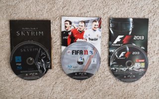 10 jogos com manuais para PS3 (sem caixas)