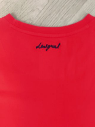Camiseta Desigual Hombre Roja