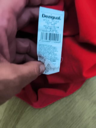 Camiseta Desigual Hombre Roja