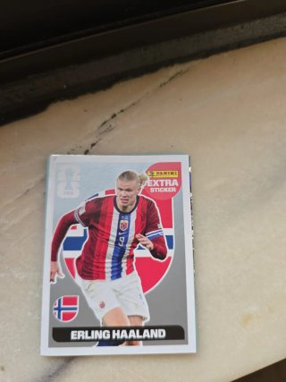 Cromo Panini Extra Sticker Erling Haaland