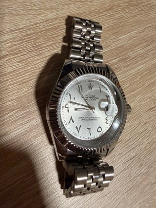 Reloj Elegante Plata y Blanco