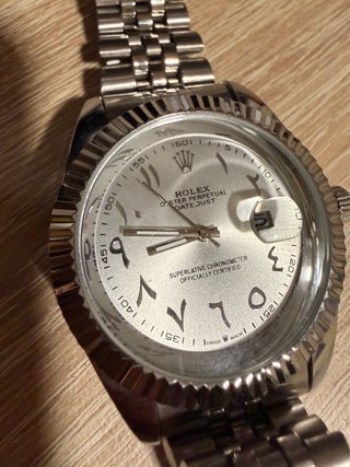 Reloj Elegante Plata y Blanco
