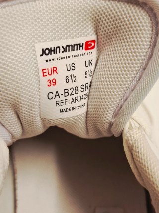 Zapatillas John Smith Talla 39 Blancas