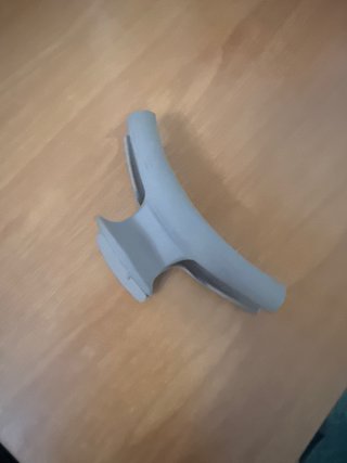 Pinza para el pelo gris