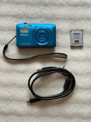 Nikon Coolpix S3600 Cámara Digital Azul