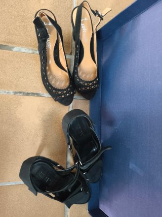 2 pares Sandalias Tacón Clarks Talla 39