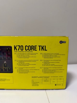 Corsair K70 Core TKL RGB Teclado Mecánico