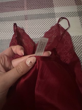 Canotta pizzo Intimissimi bordeaux
