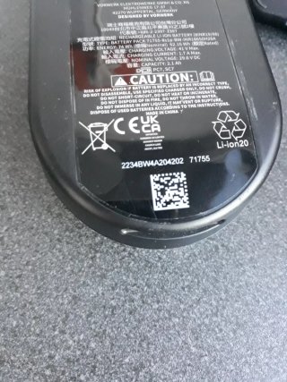 2 Baterías Kobold VK7 Usadas