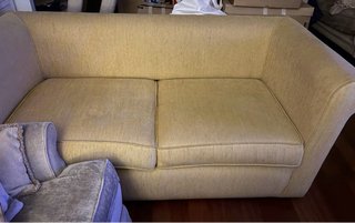 Sofá Cama Beige 2 Plazas