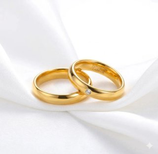Alianzas Tungsteno Chapado Oro con zircon