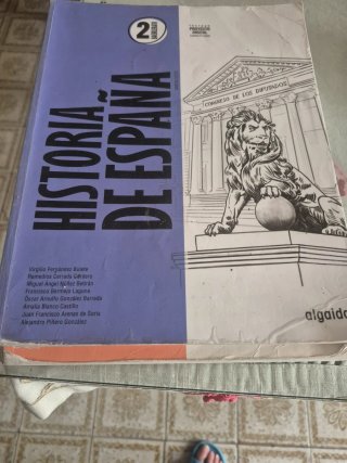 Libro historia de españa 2°bachillerato