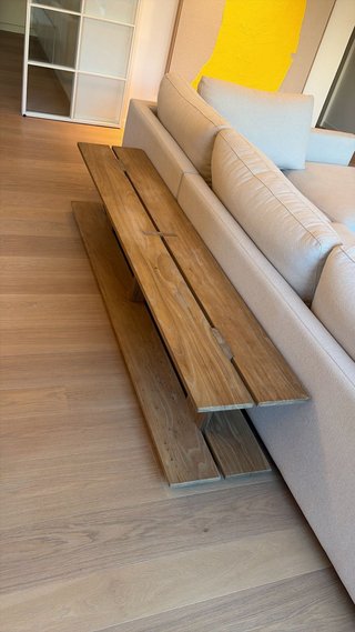 Mesa auxiliar madera Zara Home