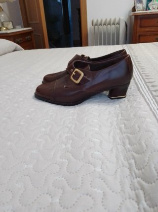 Zapatos Gonzalo Talla 38 Cuero Marrón