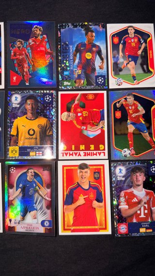 Pack stiker Champions League Topps + España Panini