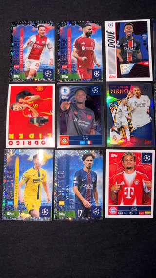 Pack stiker Champions League Topps + España Panini
