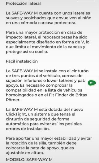 Silla coche Britax Römer a contramarcha