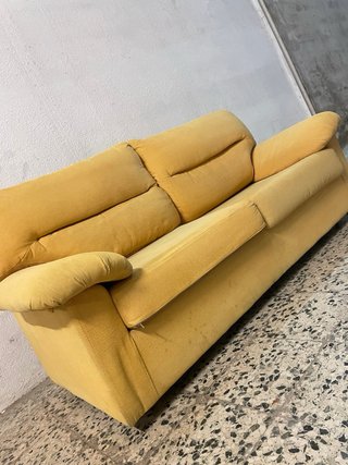 Sofá Cama Amarillo Tela