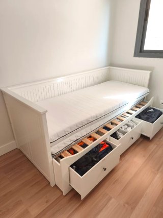 Cama Nido Ikea 200x80cm con 3 Cajones