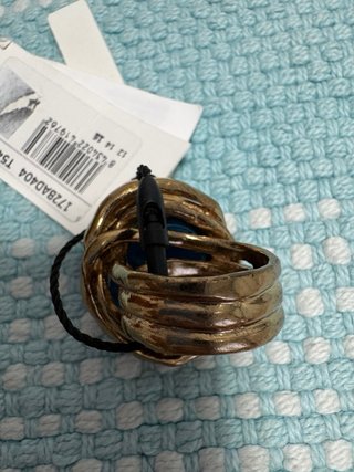 Anillo Bimba y Lola Azul y Dorado