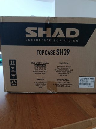 Cofre Moto Shad SH39 Negro