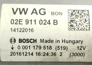 Motor arranque 02e911024b volkswagen golf 5281821