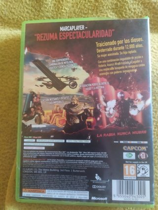 Asura’s Wrath Xbox 360 PAL España Completo
