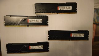 64GB RAM HyperX Fury DDR4 3200MHz