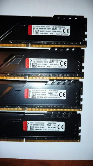 64GB RAM HyperX Fury DDR4 3200MHz