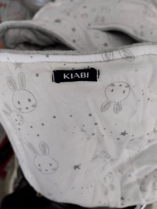 Saco capazo con estampado de conejitos