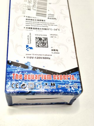 Calentador Acuario 50W Sumergible Regulable