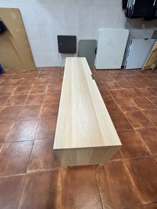 Mueble TV madera claro