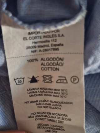 Camisa Zendra Talla 46