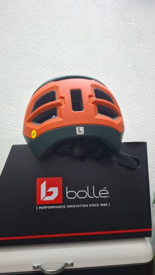 Casco Bici Bolle' Verde Arancione Taglia L