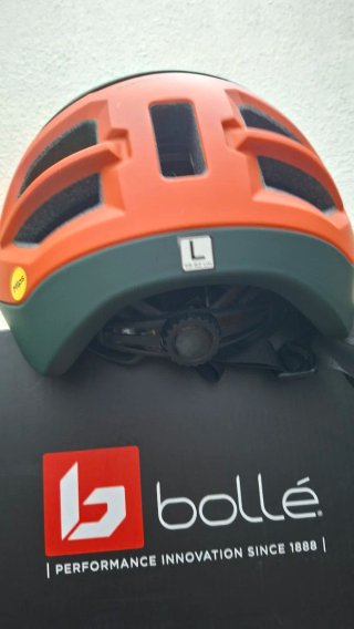 Casco Bici Bolle' Verde Arancione Taglia L