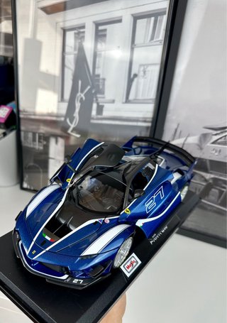 Ferrari FXX K Evo Azul Modelo Colección