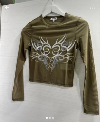 Maglia manica lunga con stampa