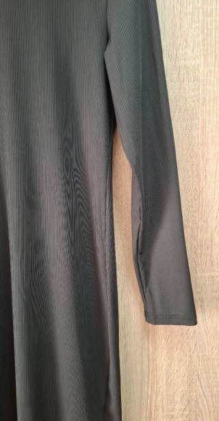 Vestido negro ajustado minimalista Shein talla L