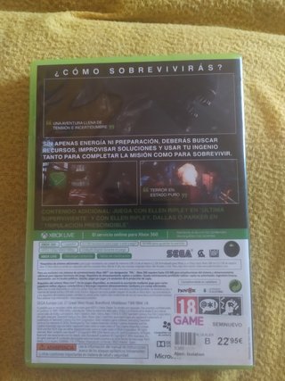 Alien Isolation Ripley Edition Xbox 360 PAL España