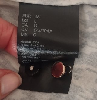 Vestido camisero H&M Talla 46 sin Estrenar