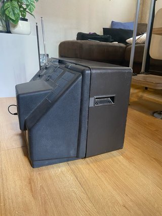 Televisor CRT Retro ELBE Negro/Gris