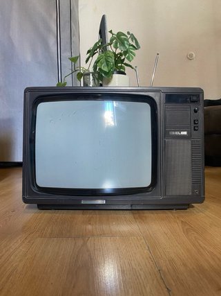 Televisor CRT Retro ELBE Negro/Gris