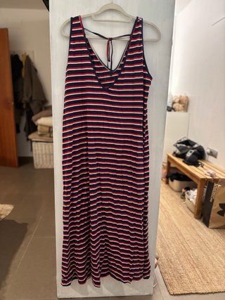 Vestido largo rayas verano mujer