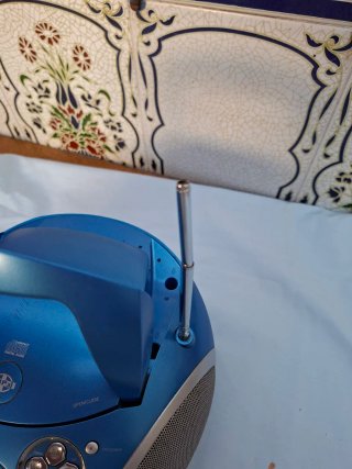 Radio CD MP3 Grundig Azul