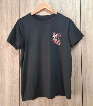 Camiseta Shein XL Estampado Tequila Espalda