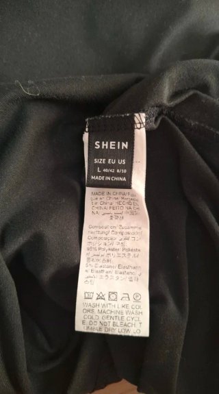 Camiseta Shein XL Estampado Tequila Espalda