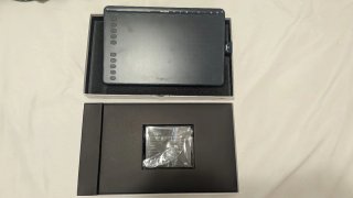 Huion HS611 Tableta Gráfica Roja