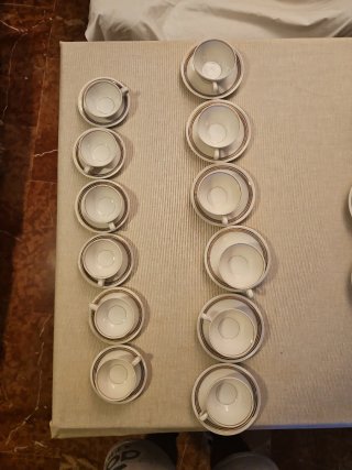 Juego de café Jäger porcelana y oro
