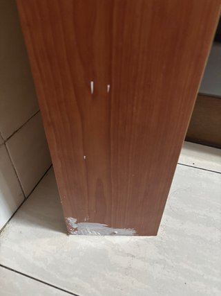 Estanterías acabado color madera de pie 2m de alto