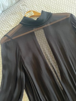 Mono negro Zara lentejuelas